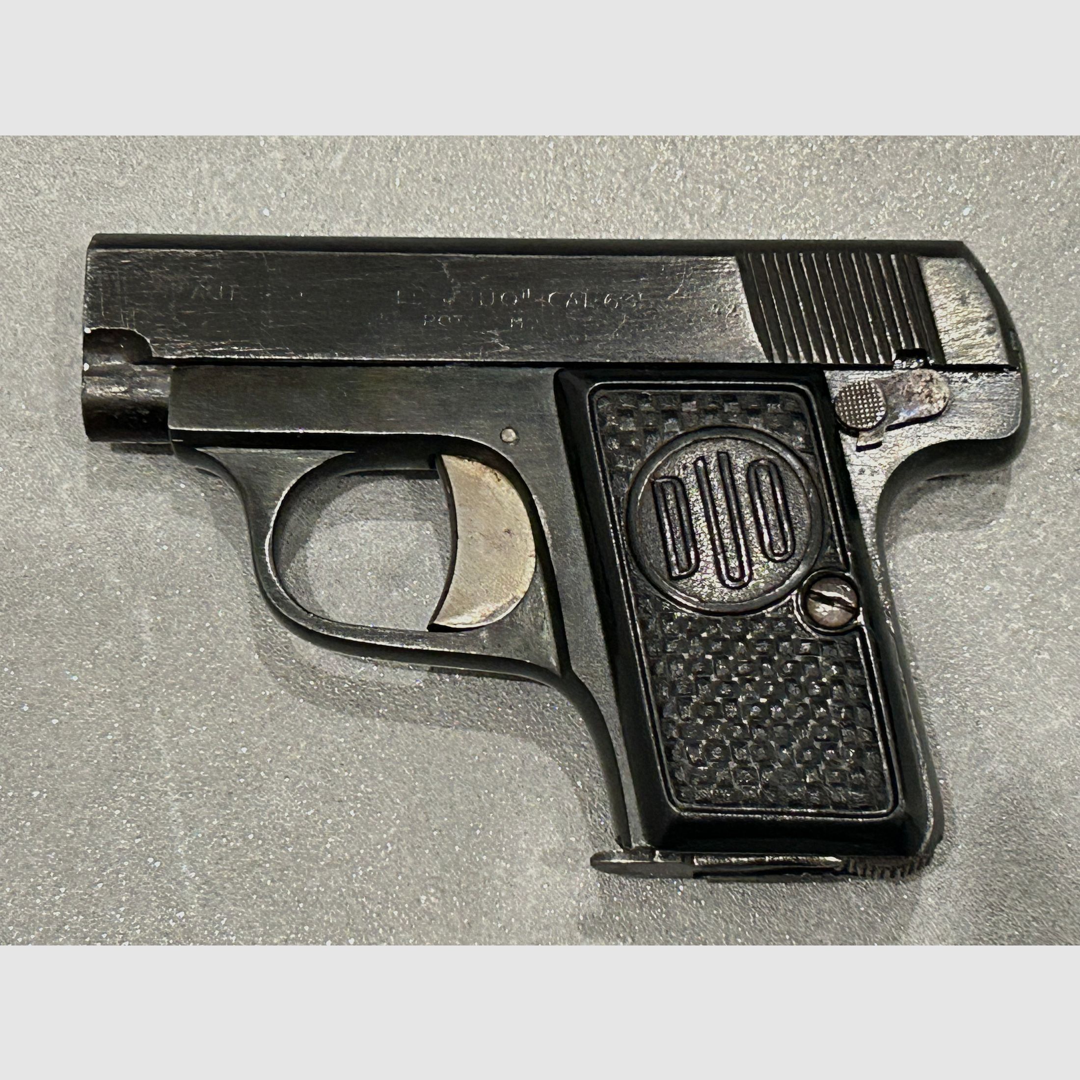 Pocket pistol Duo cal. 6.35 - (Production under German occupation in Potsdam)