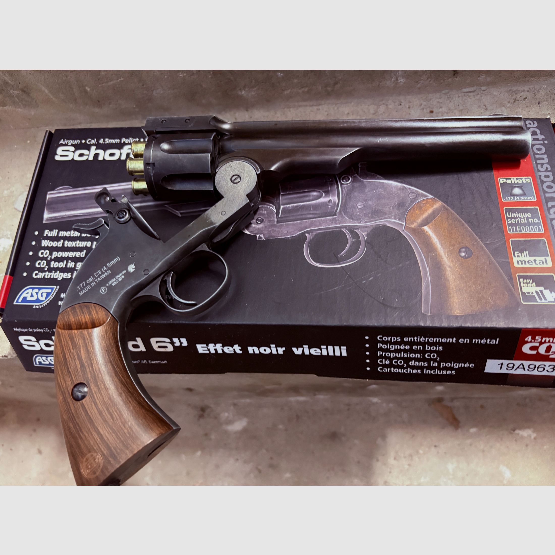 Schofield, ASG Revolver, CO2 Diabolo