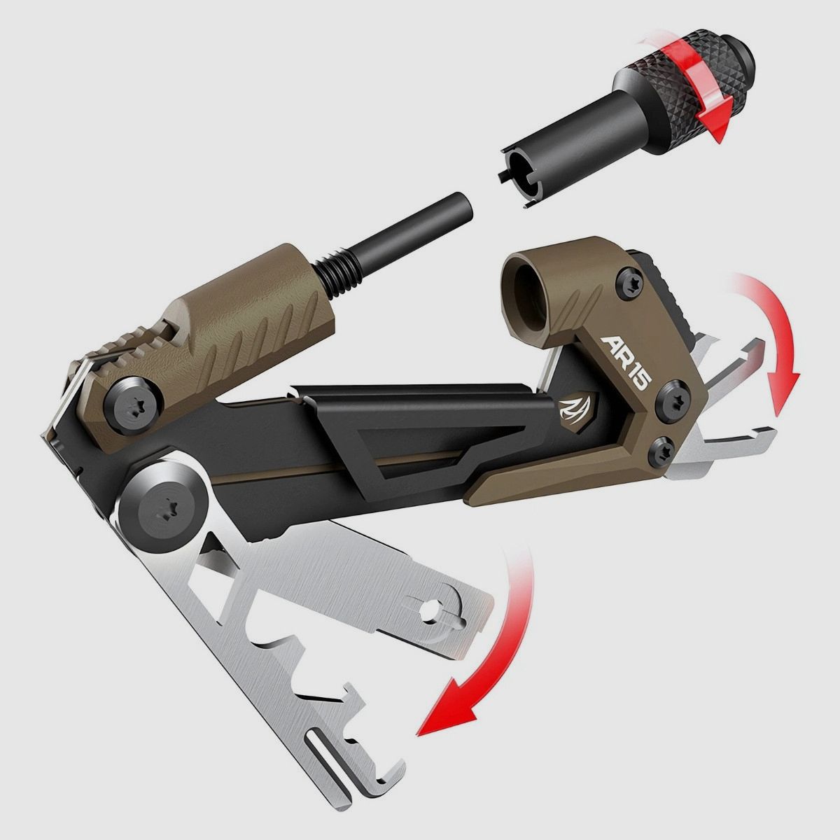 Real Avid - Multitool do konserwacji broni Gun Tool CORE - Do AR15 - AVGTCOR-AR, zdjęcie 6 z 11