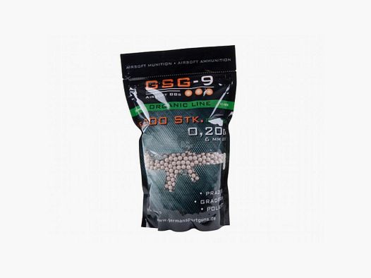 Softair - Billes GSG-9 Bio-BBs - 0,20g 5000 pcs. Wei
