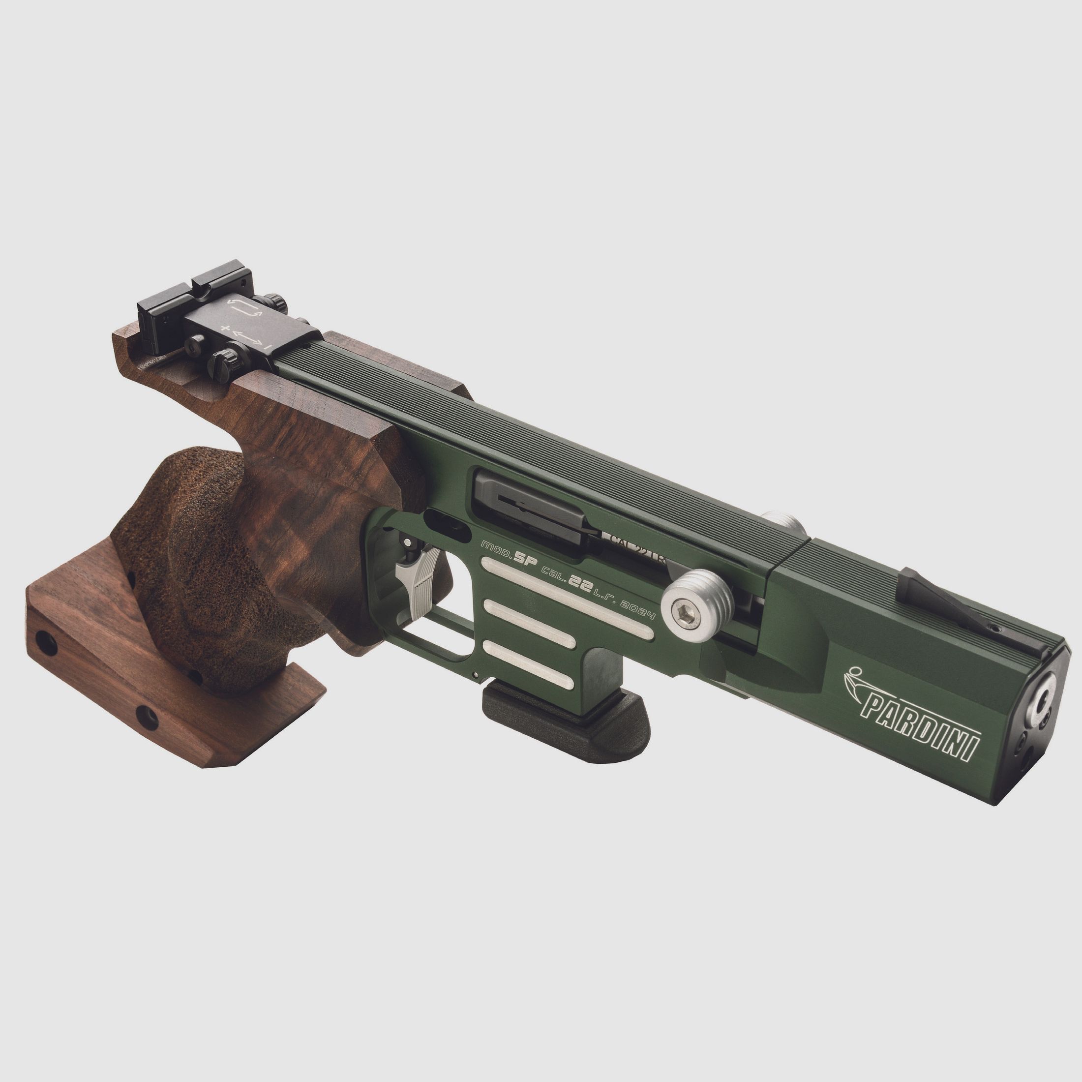 Pardini SP HighTec grün, Kaliber .22lr || Pistole