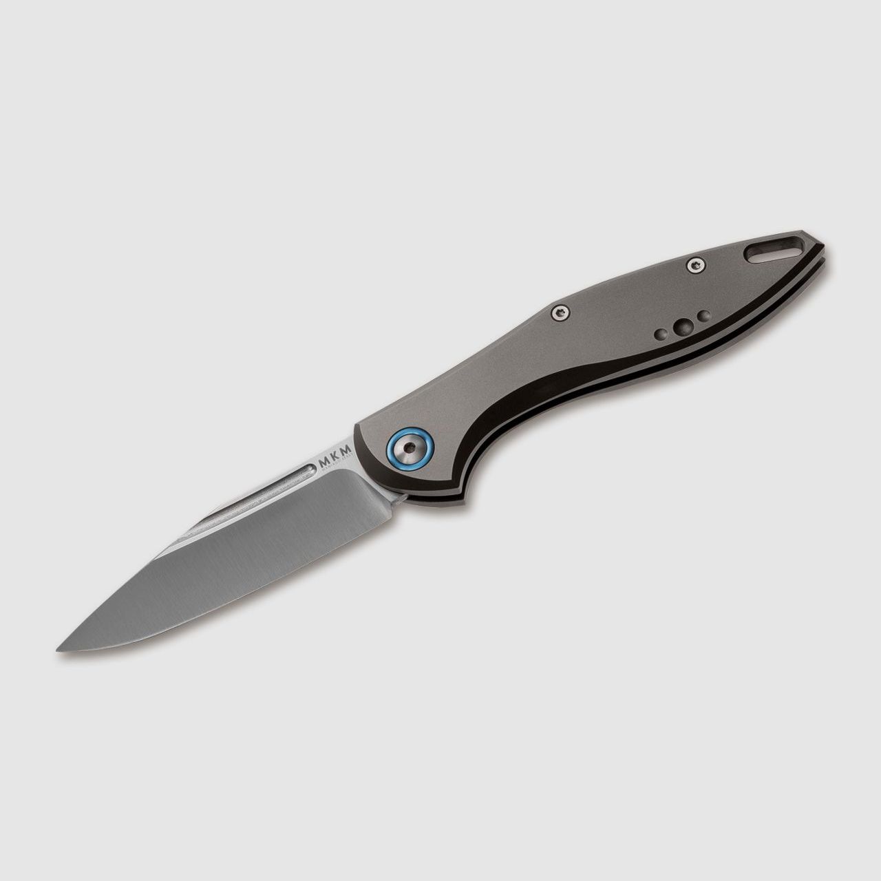 Taschenmesser Fara Titanium mit Leder Steck-Etui mit Grtelschlaufe