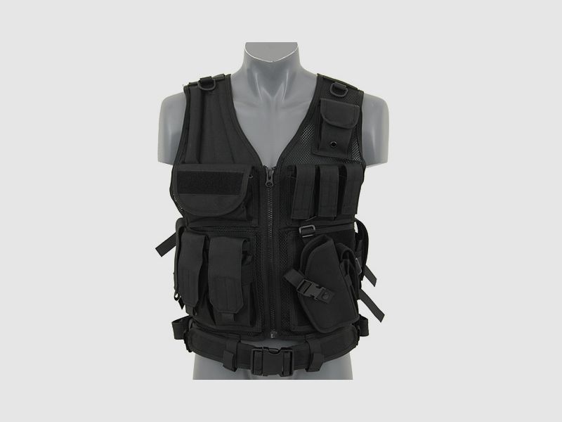 Law Enforcement Tactical Vest V.2 - BLACK [8FIELDS]