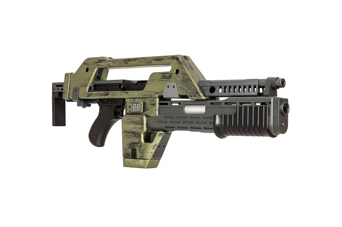 ASG M41A Pulse Rifle Karabiner – schwarz / oliv, Bild 5 von 16
