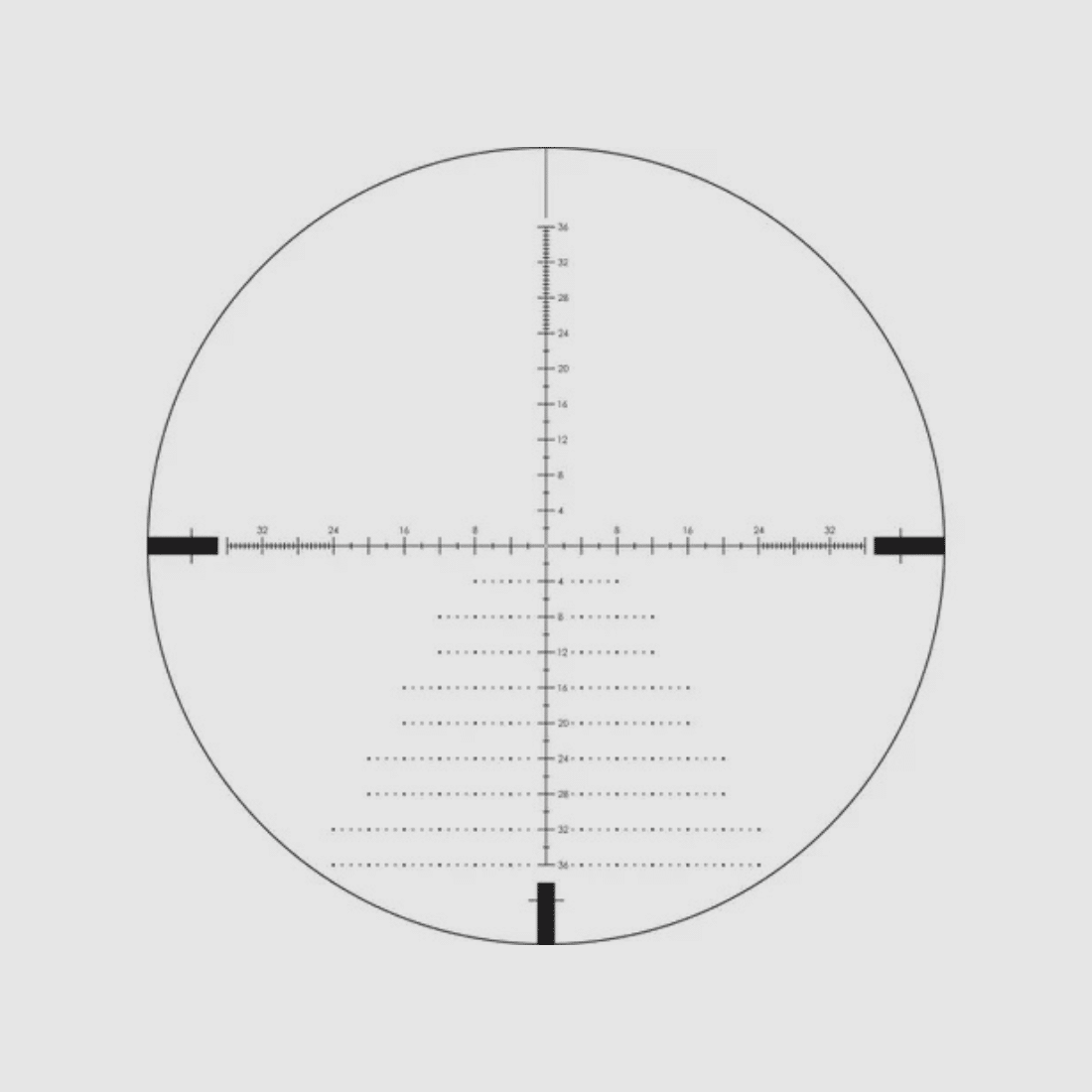 Telescopio Vortex DIAMONDBACK TACTICAL 6-24X50 MRAD, immagine 5 di 5