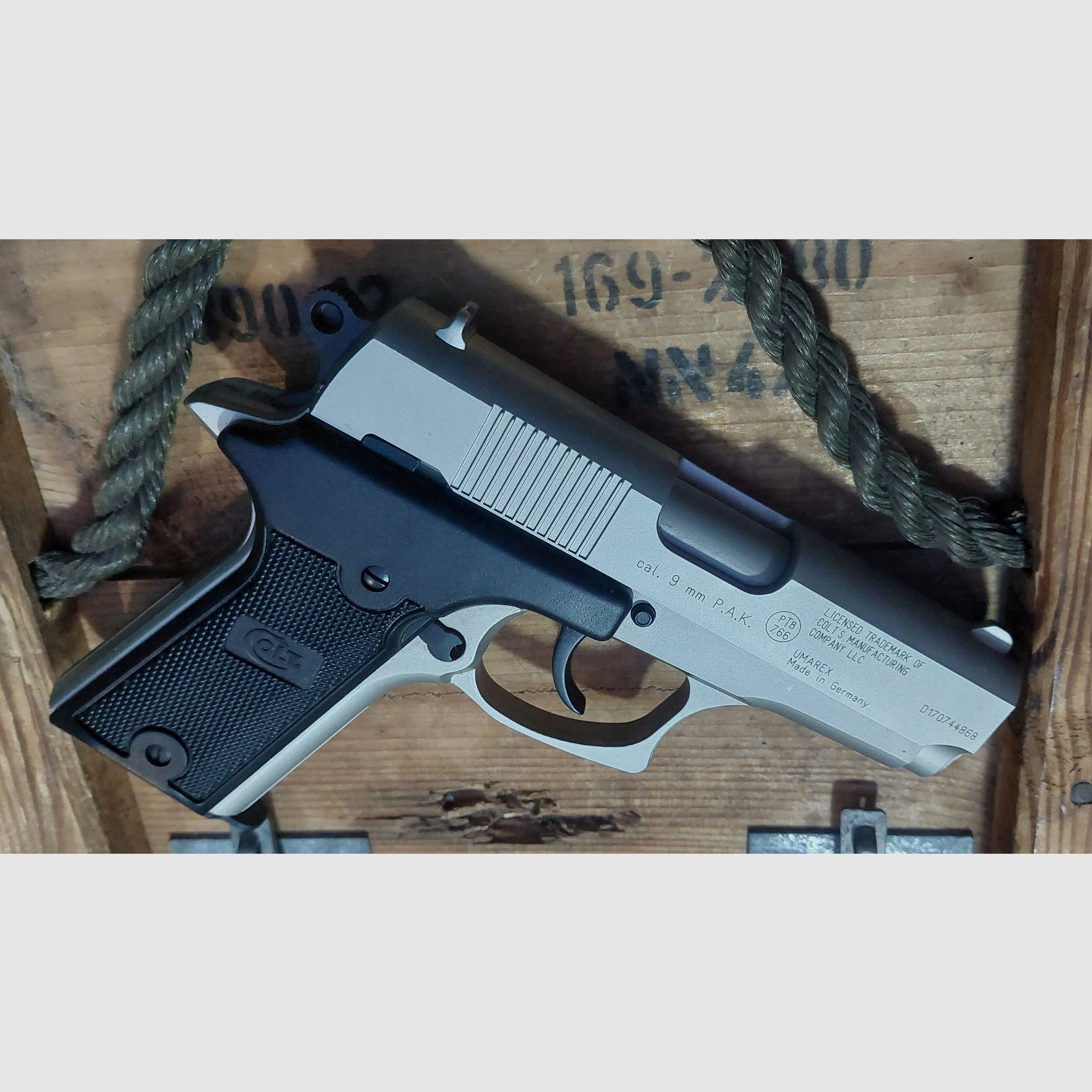 COLT Double Eagle - cromo mate - 9 mm P.A.K (PTB 766) Schreckschuss