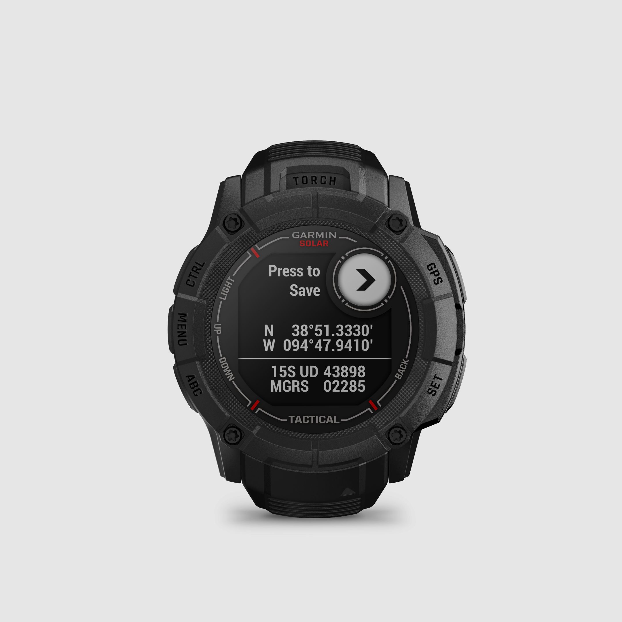 Garmin Instinct® 2X Solar, Tactical Edition, Schwarz