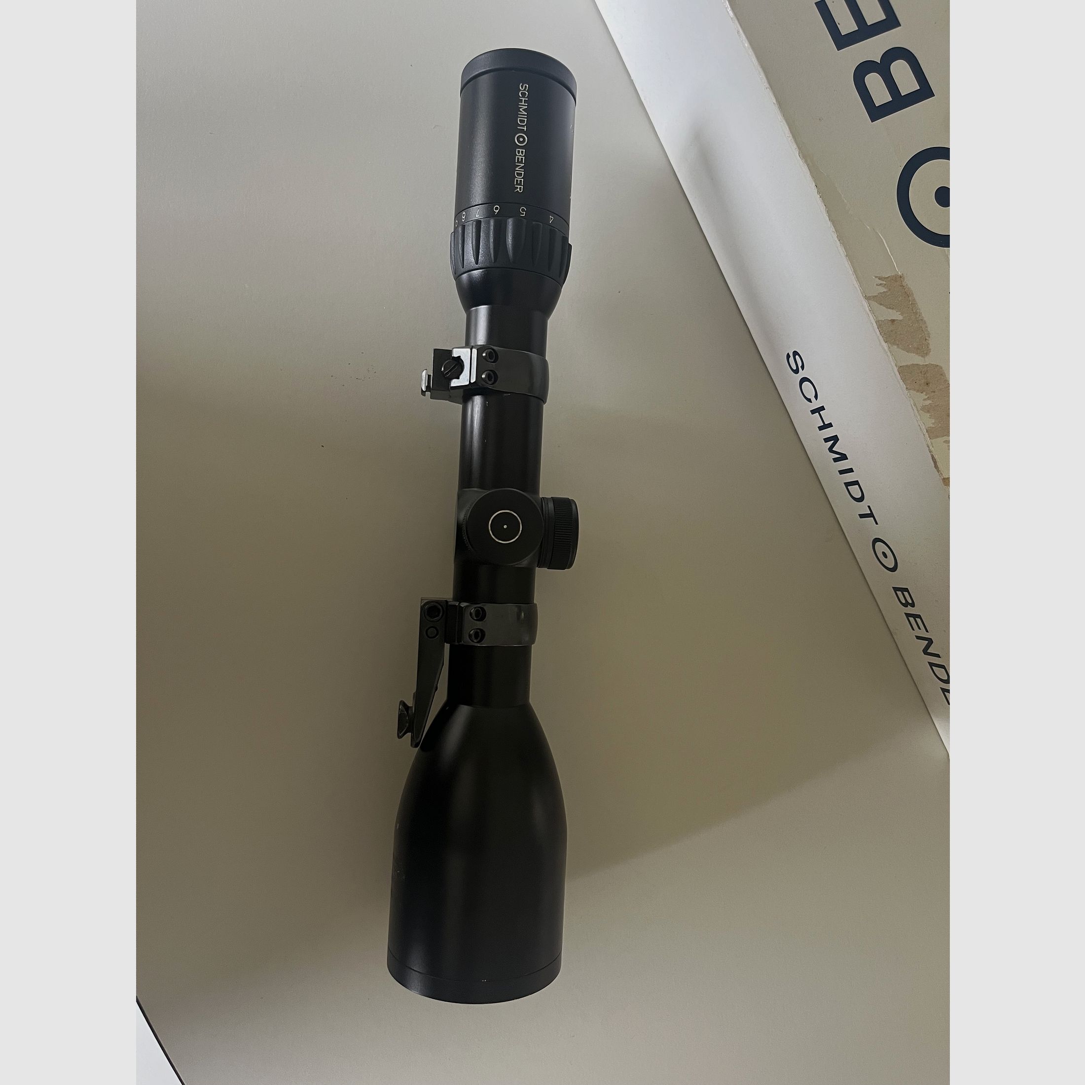 Schmidt and Bender Zenith 2.5-10x56 EAW swivel mount OVP (Zeiss, Swarovski, riflescope)