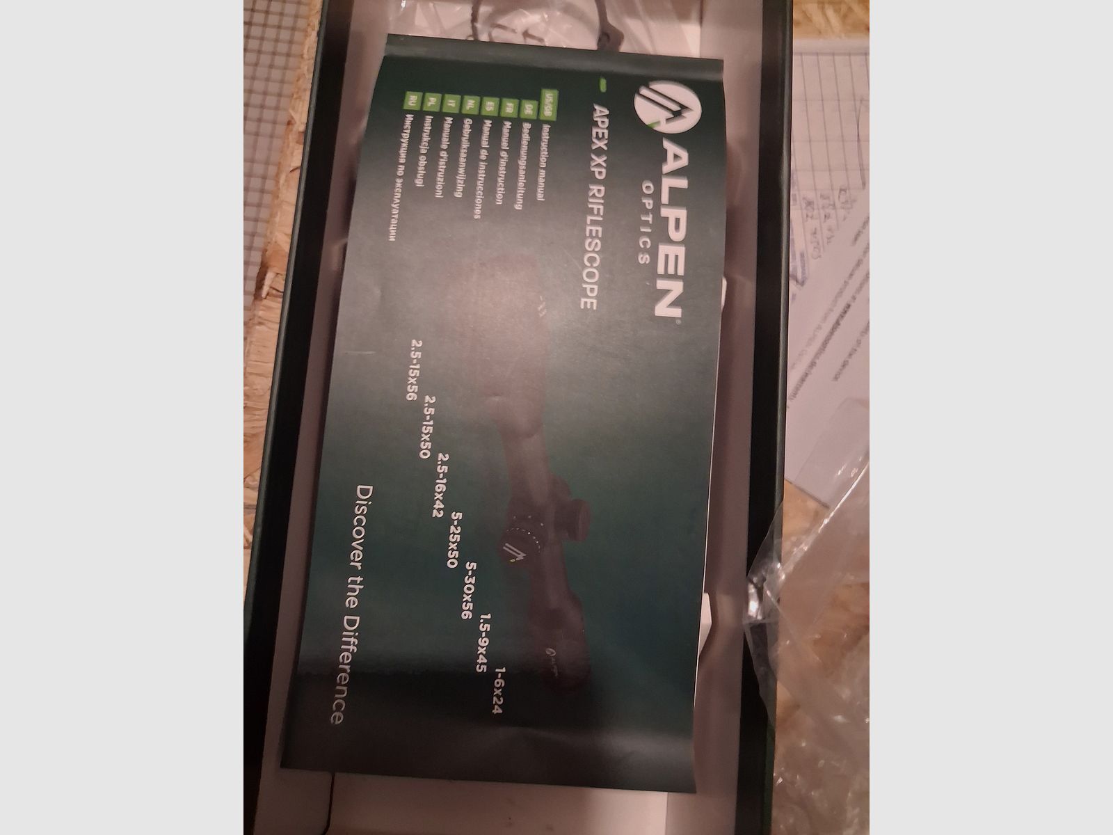 Alpen Optics Apex XP 2.5-15x50 BDC