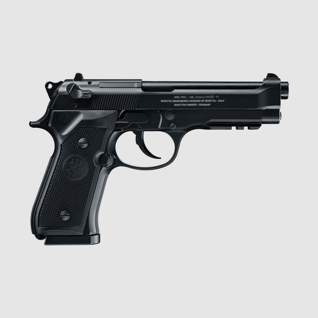 BERETTA M92 A1 pistola CO2 (interamente in metallo) cal. 4,5 mm BB blowback, immagine 2 di 3