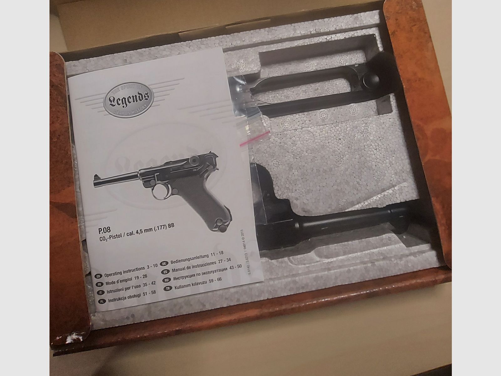 Umarex Legends P08 Blowback Luftpistole CO2