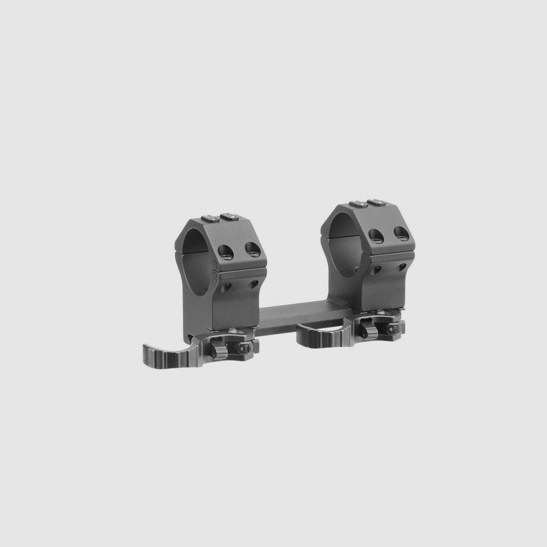 ERA-TAC Blockmontage fr S&B 5-20x50 PM II LP Ultra Short Vorneigung: ohne, Ausfhrung: mit QD Hebel, Offset: ohne