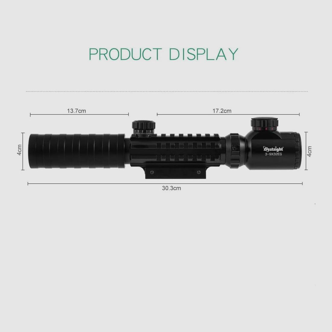 3-9x32 Scope, Jagdzielfernrohr, für Jagd, Ziel, eingebaute 11 / 22 mm Schiene, Bild 10 von 12