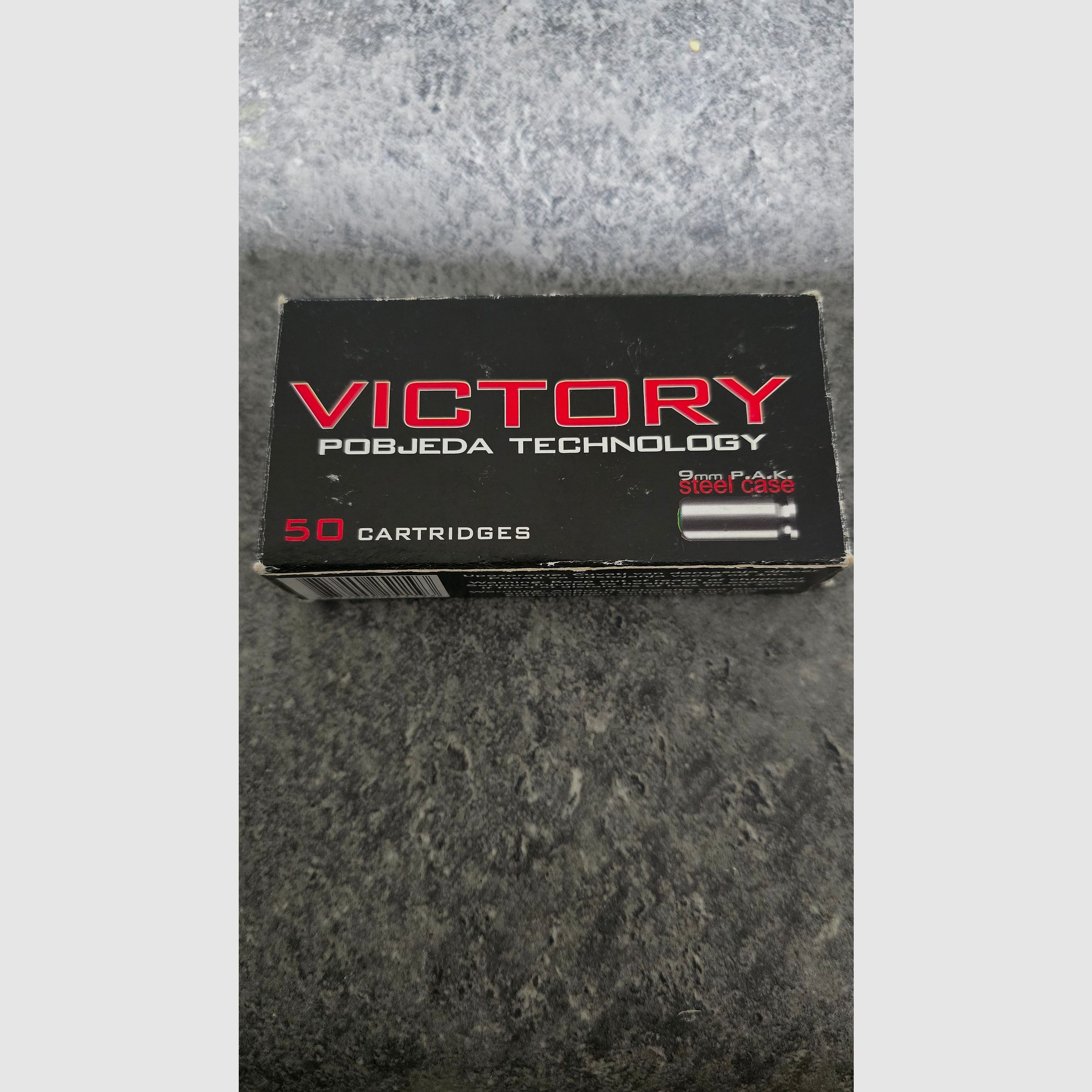 Platzpatronen für Schreckschusswaffen  Umarex Pobjeda Victory 9mm PAK RK 8mm