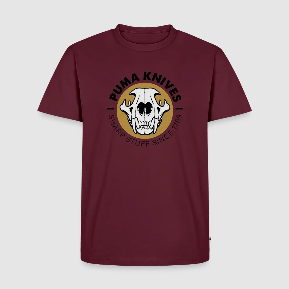 PUMA Men’s Premium T-Shirt "Skull Frontal Sharp Stuff"