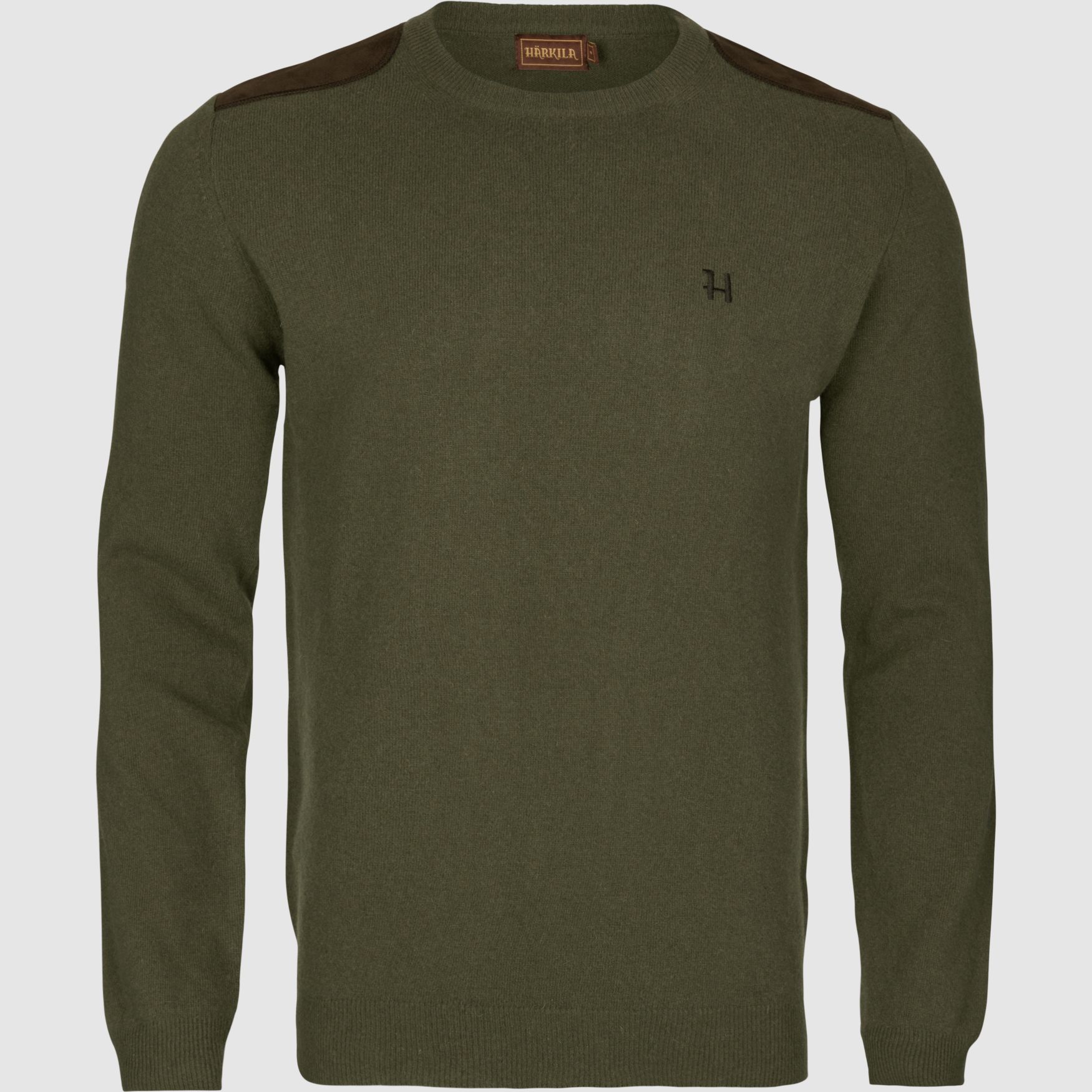 Arran pullover Olive XL