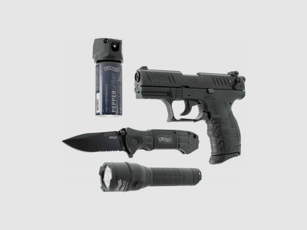 Walther blank firing pistol P22Q R2D kit 9 mm P.A.K.