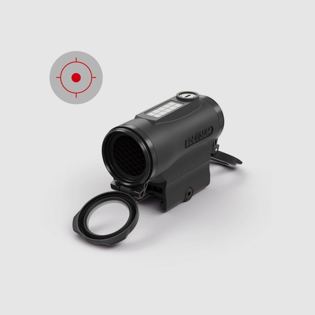Holosun Reflexvisier HE530C-RD mit rotem Wechselabsehen: 2MOA Dot & 65MOA Circledot, Bild 3 von 6