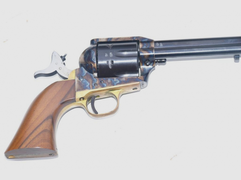 Langläufiger Revolver Colt American Buntline SAA-Replika Hege-Uberti Kal. 45 Colt, Bj. 1972, 1a!