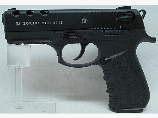 Zoraki 4918 Cal.9mm P.A.K. - Noir pour 18 coups