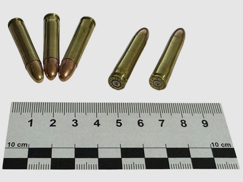 5 pieces of decommissioned ammunition in caliber .30 M1 Carbine