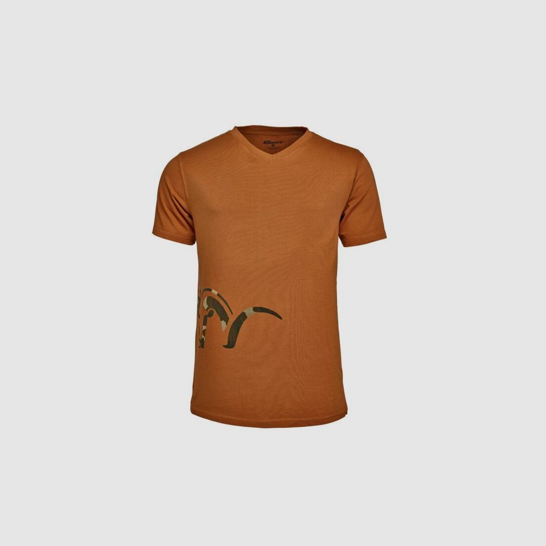 Blaser Logo V-T-Shirt Herren burned orange