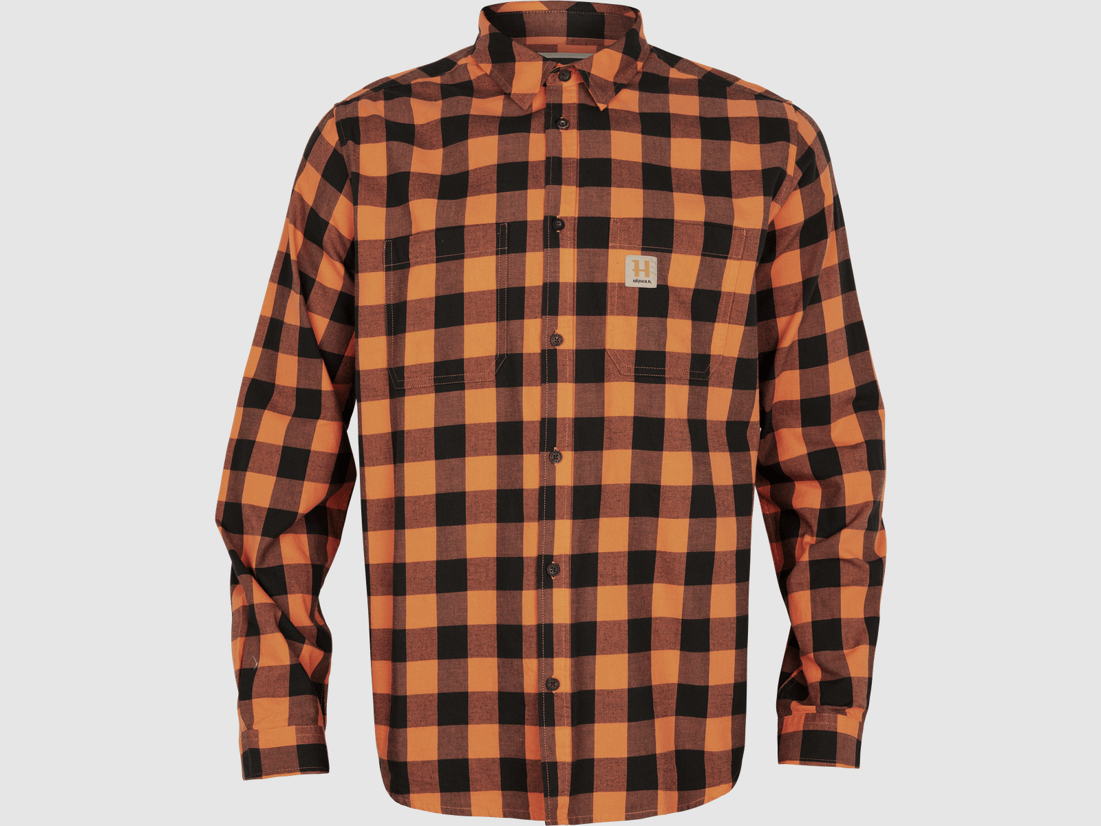 Härkila Scandinavië Overhemd Heren Mandarin check - 3XL