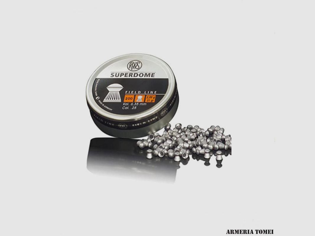 RWS – SUPERDOME FIELD LINE CAL 6.35 MM / .25 – 2.00 G / 31 GR (200 PCS)