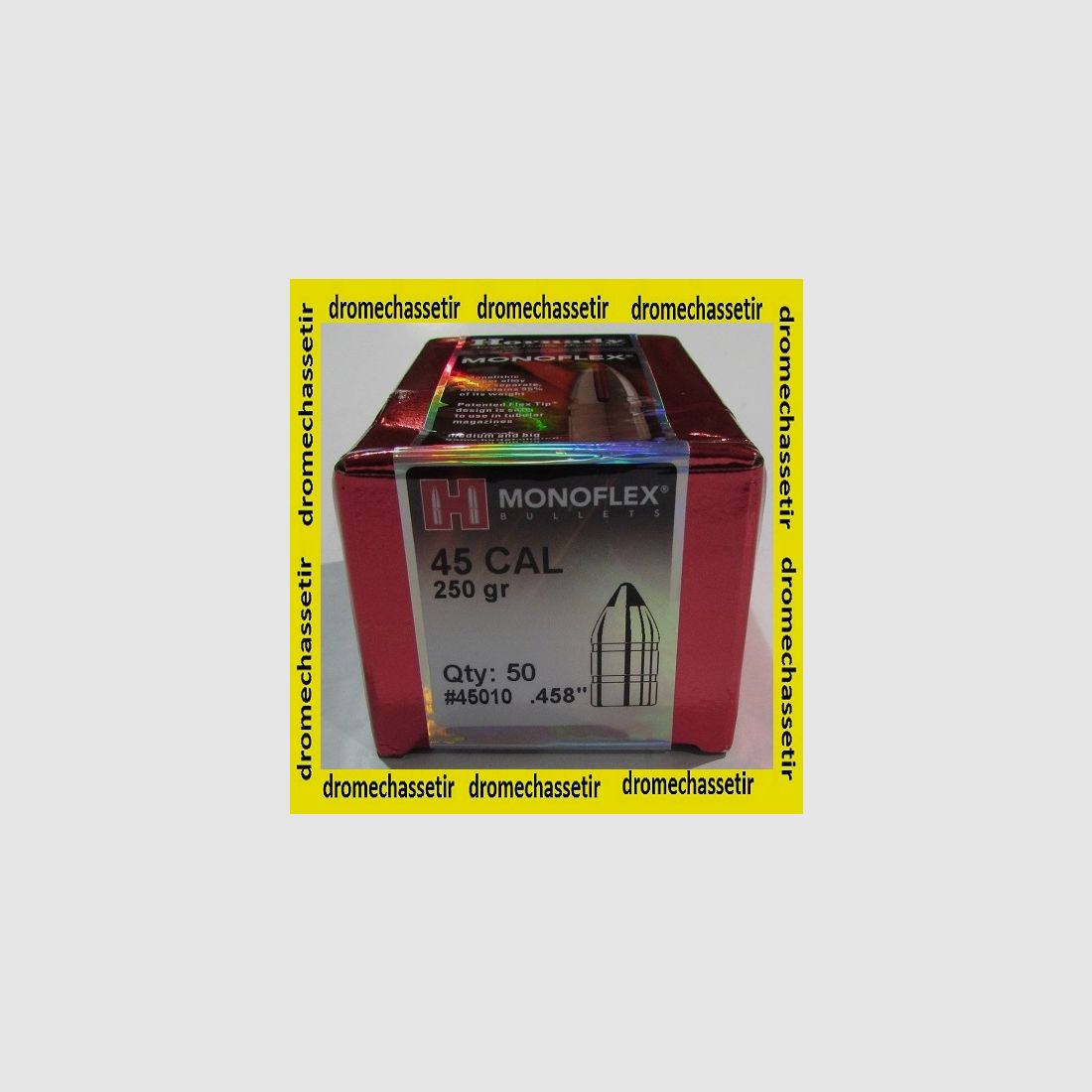 Pudełko 50 pocisków Hornady Monoflex 250 grains, kal. 458, ref 45010