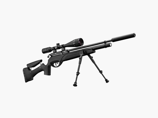 PACK RIFLE GAMO HPA PCP + 6-24X50 + SUPRESOR + BIPODE