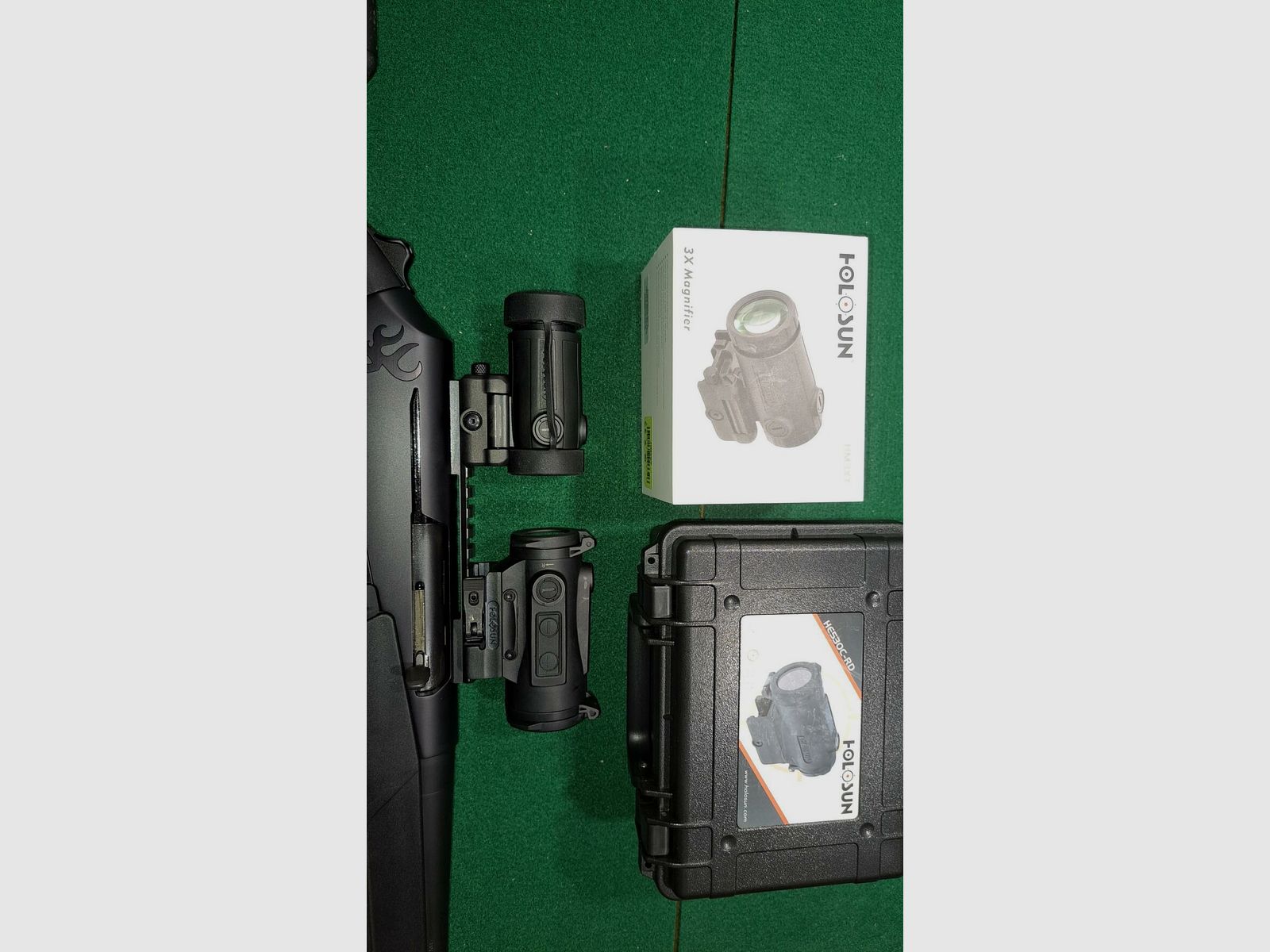 HOLOSUN Punto Rojo Elite HE530G-RD incluido Picatinny - Montaje de Liberación Rápida