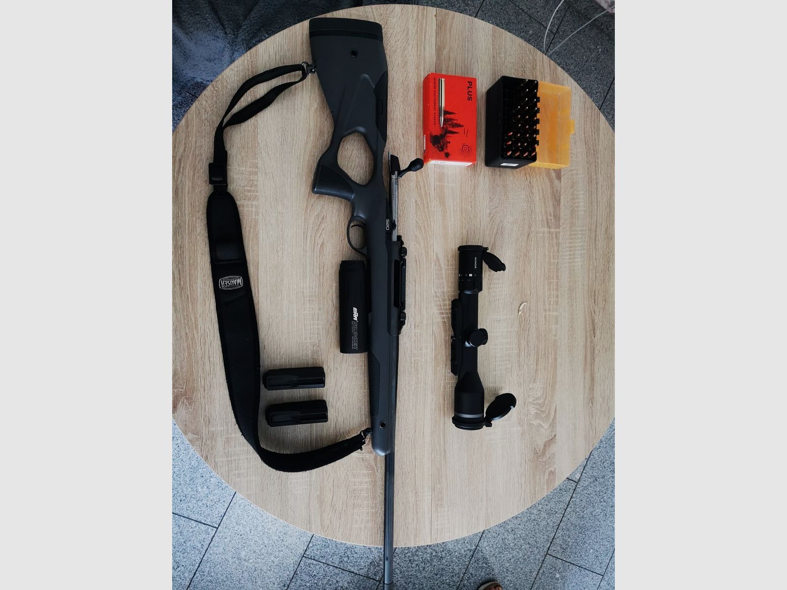 Sako S20 Kal. .30-06 + Schalldämpfer, Optional mit ZF 2-10x50