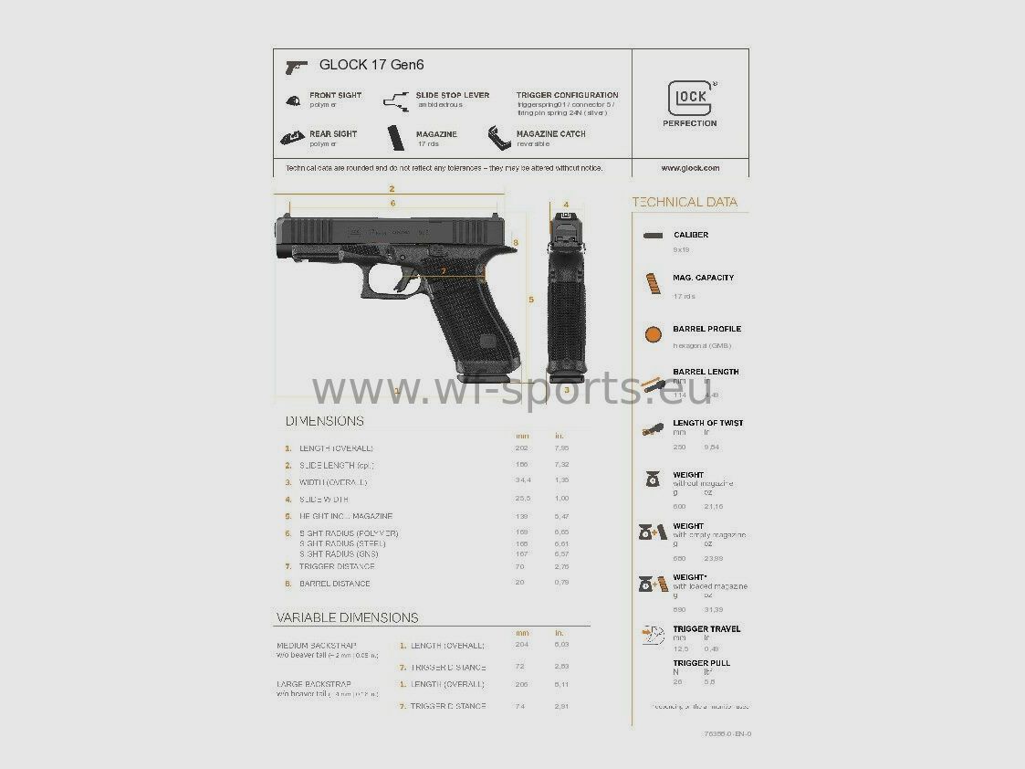 Glock G17 Gen6 OR, Bild 1 von 3