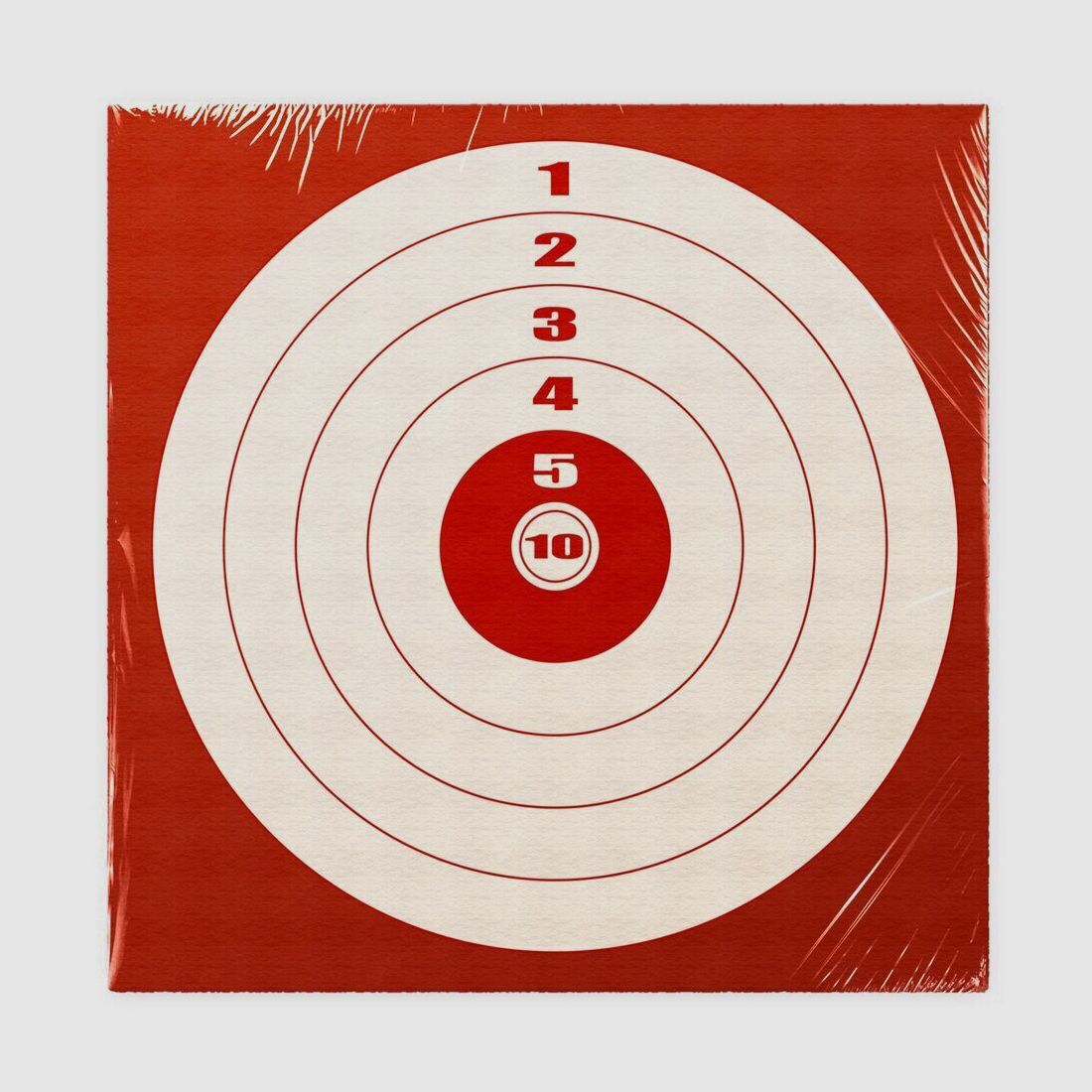 Druckziel 14×14 Rot X100