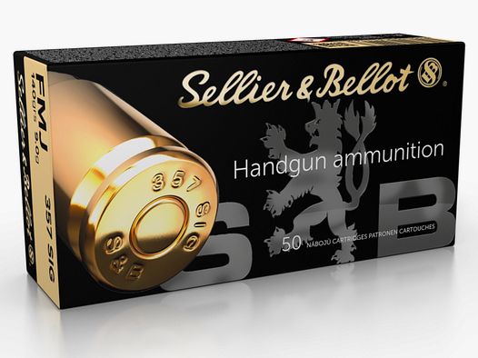 Sellier & Bellot 65189 .357 SIG Full Metal Jacket 9,0g/140grs.