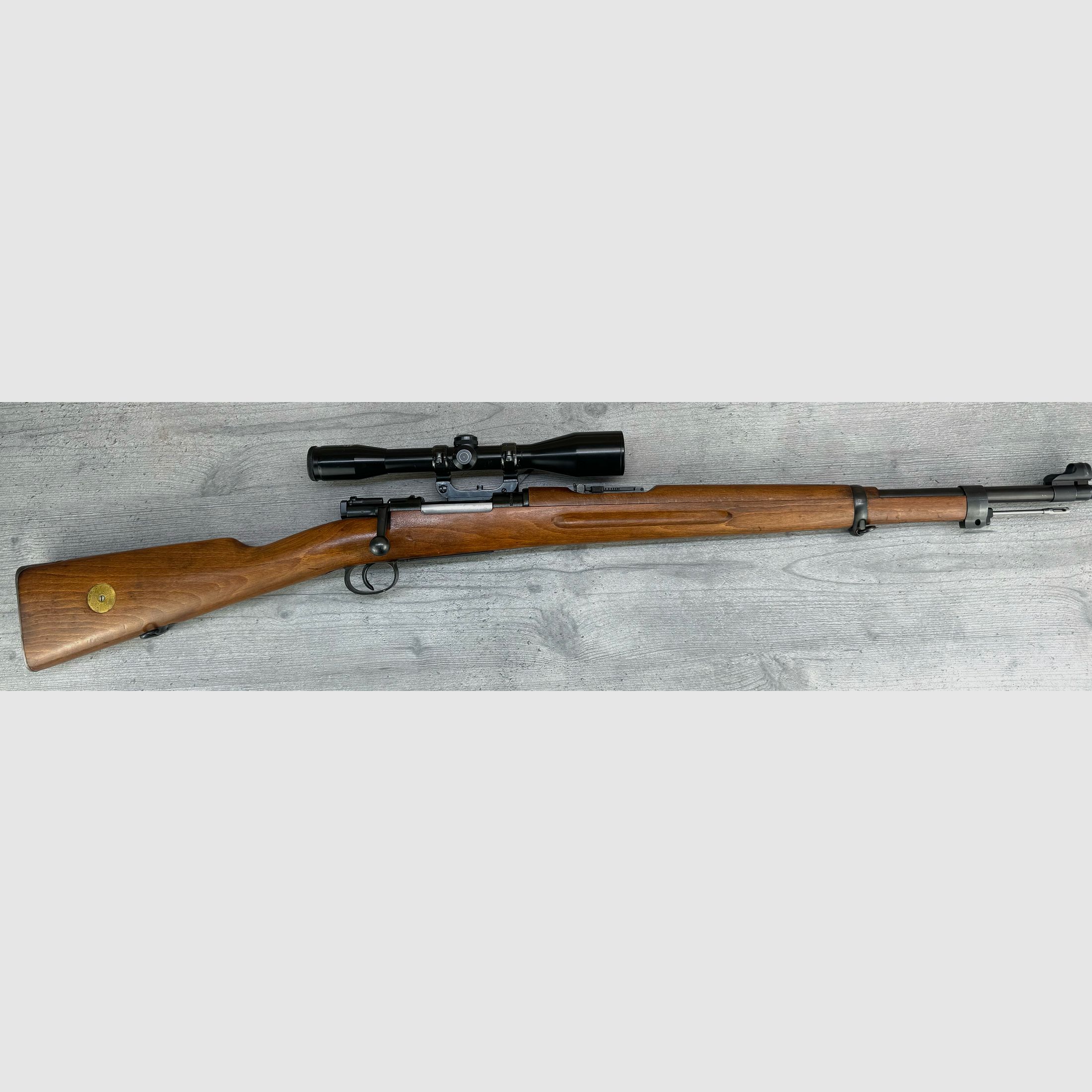 Carl Gustaf/ Husqvarna M/38 6,5x55mm z montażem bocznym + S&B 12x42 ZF