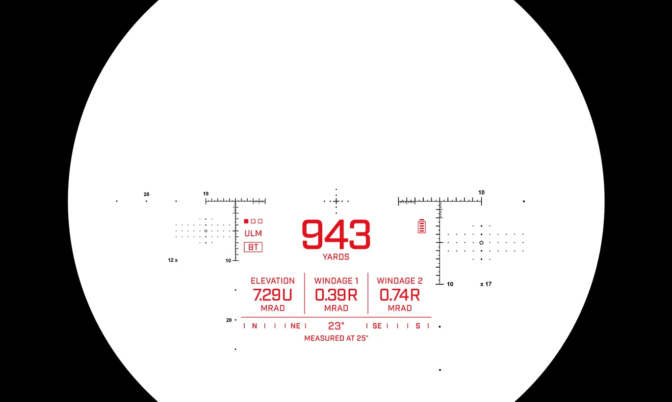 Fernglas mit Distanzmesser Safran VECTRONIX AG Vector X 10x42 mit MSR-DMR1 Absehen, MRAD, Bild 4 von 9