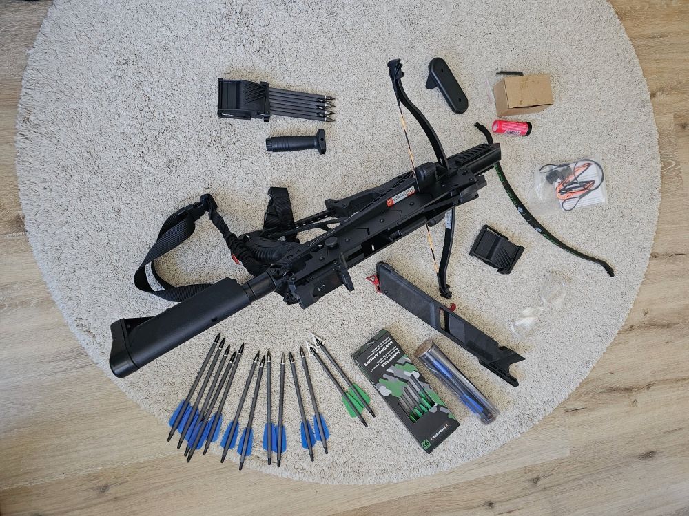 EK Archery Cobra System RX Adder – PACK EXTREME (GoGun) + chargeur 7 coups + arc 190 lbs – Seulement 28 tirs / emballage d’origine + facture disponible !, image 3 sur 7