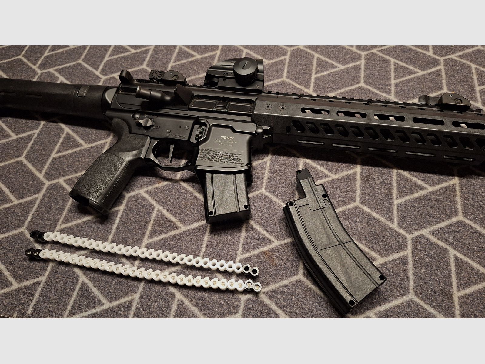 SIG SAUER MCX GEN2 Co2-Gewehr Schwarz 4,5 mm Diabolo