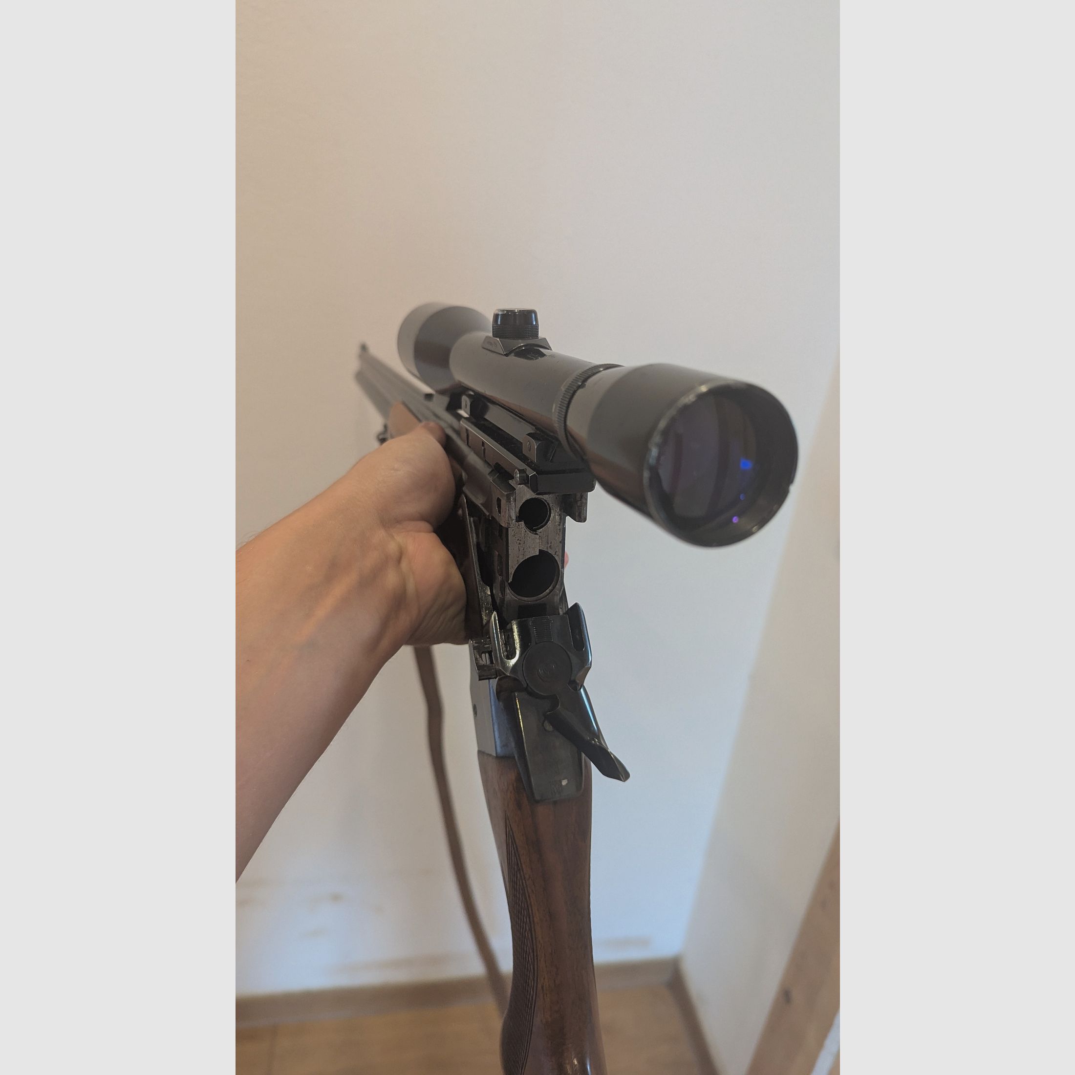 Połączona kombinowana broń myśliwska 7x57R / 12/70 z zestawem wymiennych luf