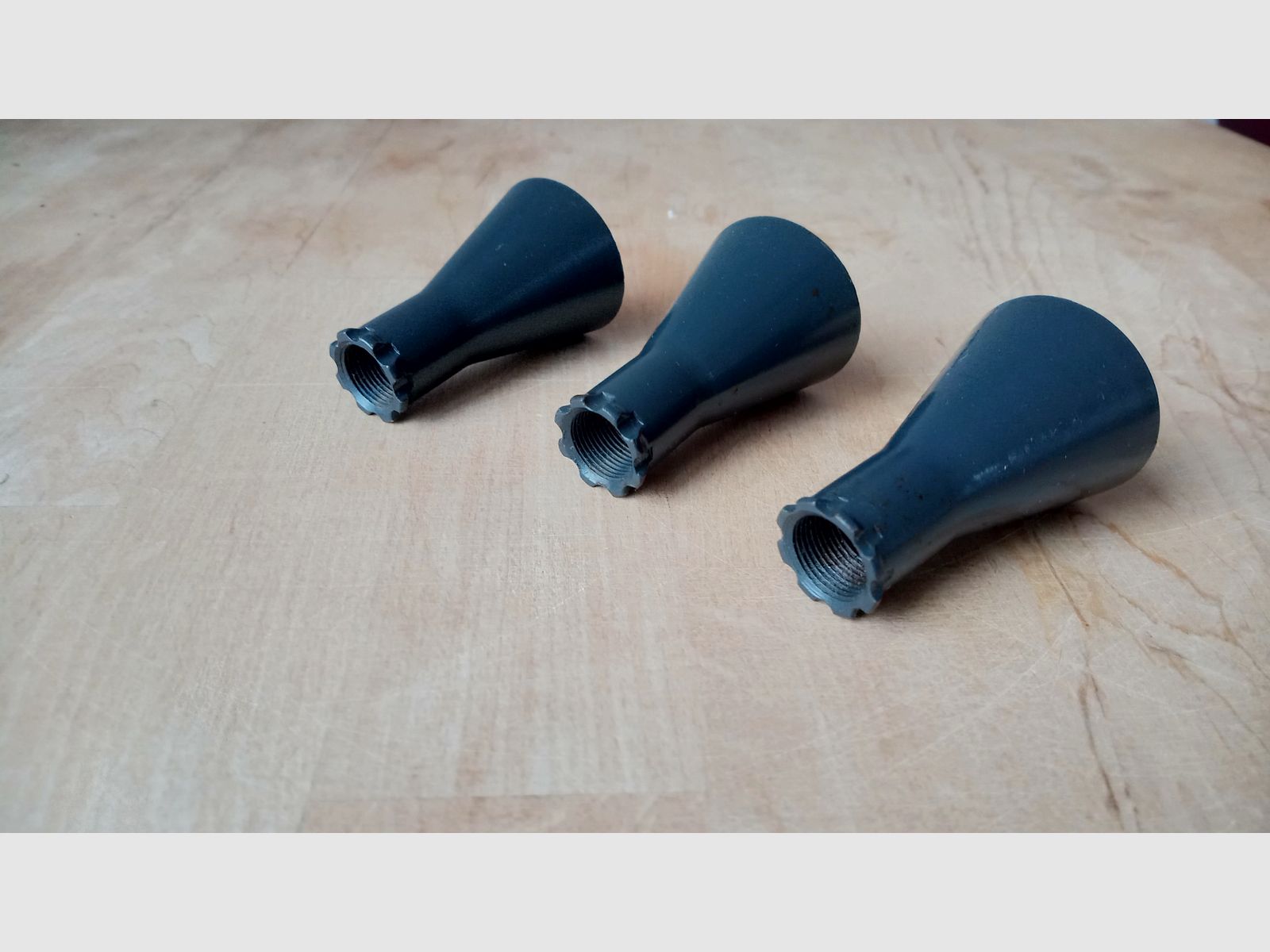 Original Samopal SA VZ.58 14x1 Meinungsverstärker in Blau-Grau  / Metrisch RH Rechtsgewinde / Flash Hider Mündungsfeuerdämpfer / ideal für CSA Sporter Carbine