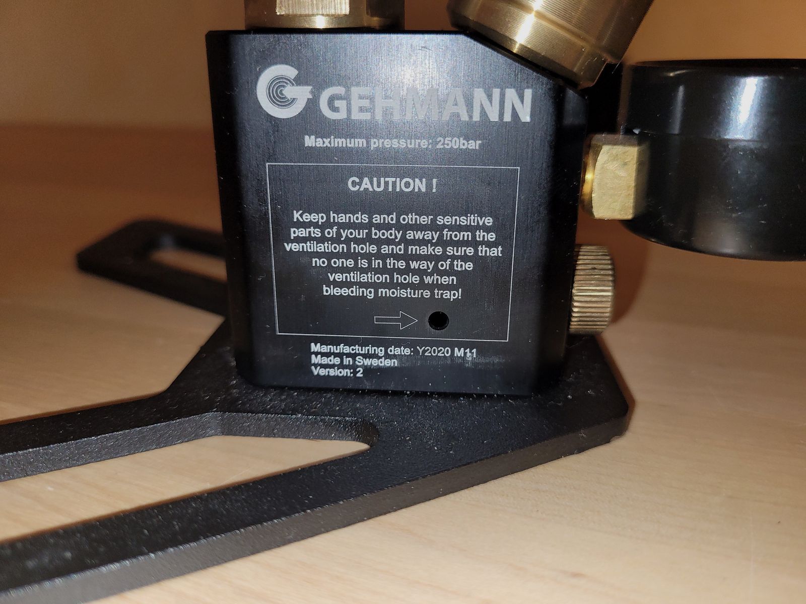 Gehmann Pressluftpumpe Fülladapter Brocock