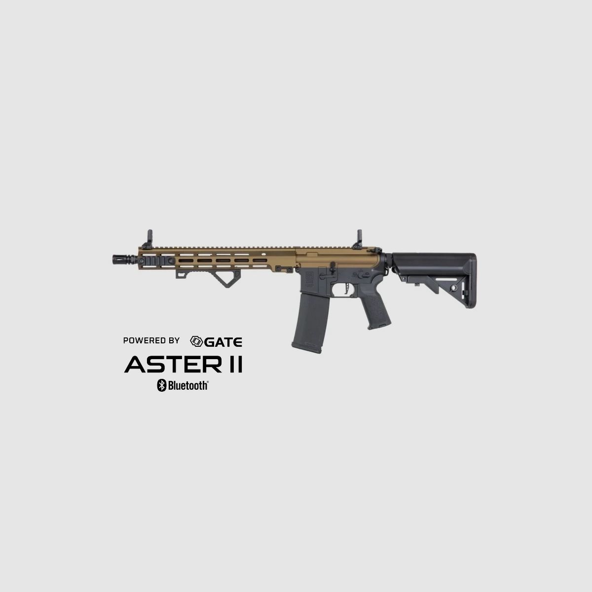 SA M4 Carbine M-LOK (SA-P22 PRIME™ Aster II ETU BLDC™) Karabin Airsoft Wolny od 18 – Chaos Bronze -F-