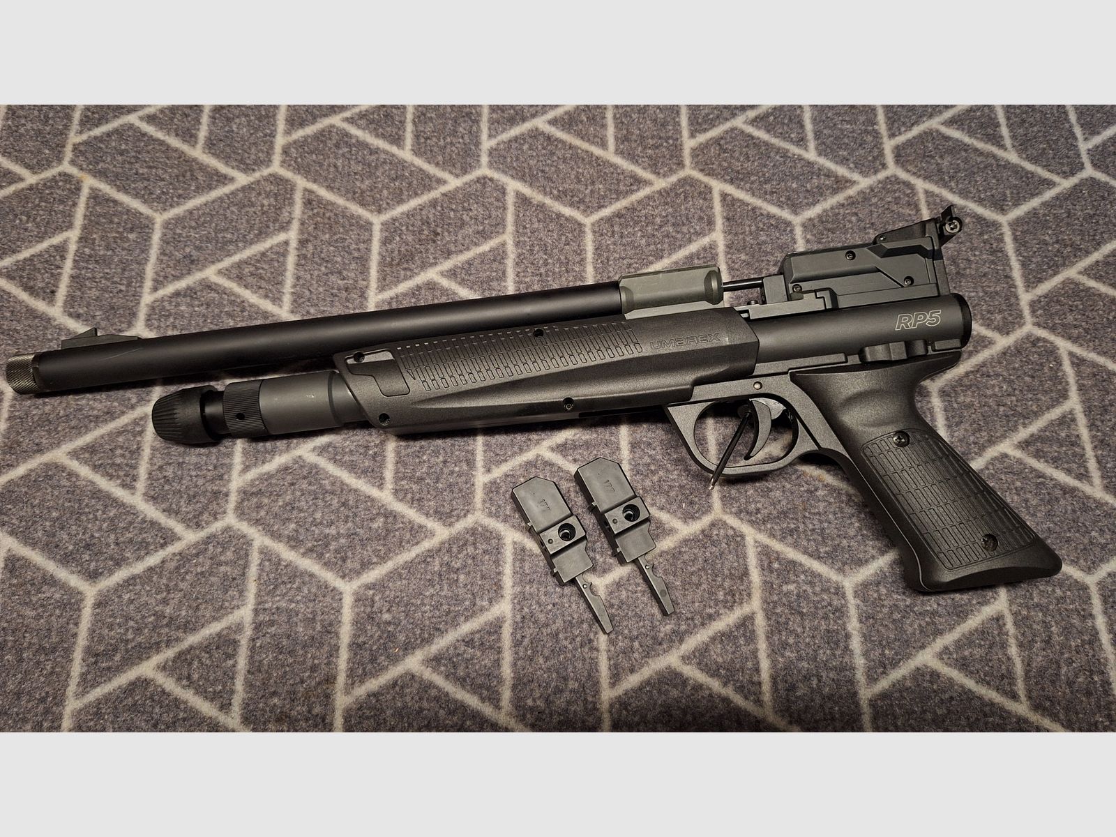 Umarex RP5 4,5 mm CO2 Pump Action mit 2x 5 Schuss Magazinen - Rarität!