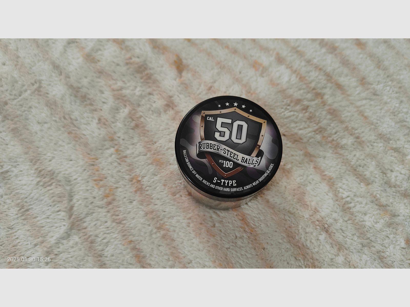 Rubber-Steel Balls S-Type cal. 50