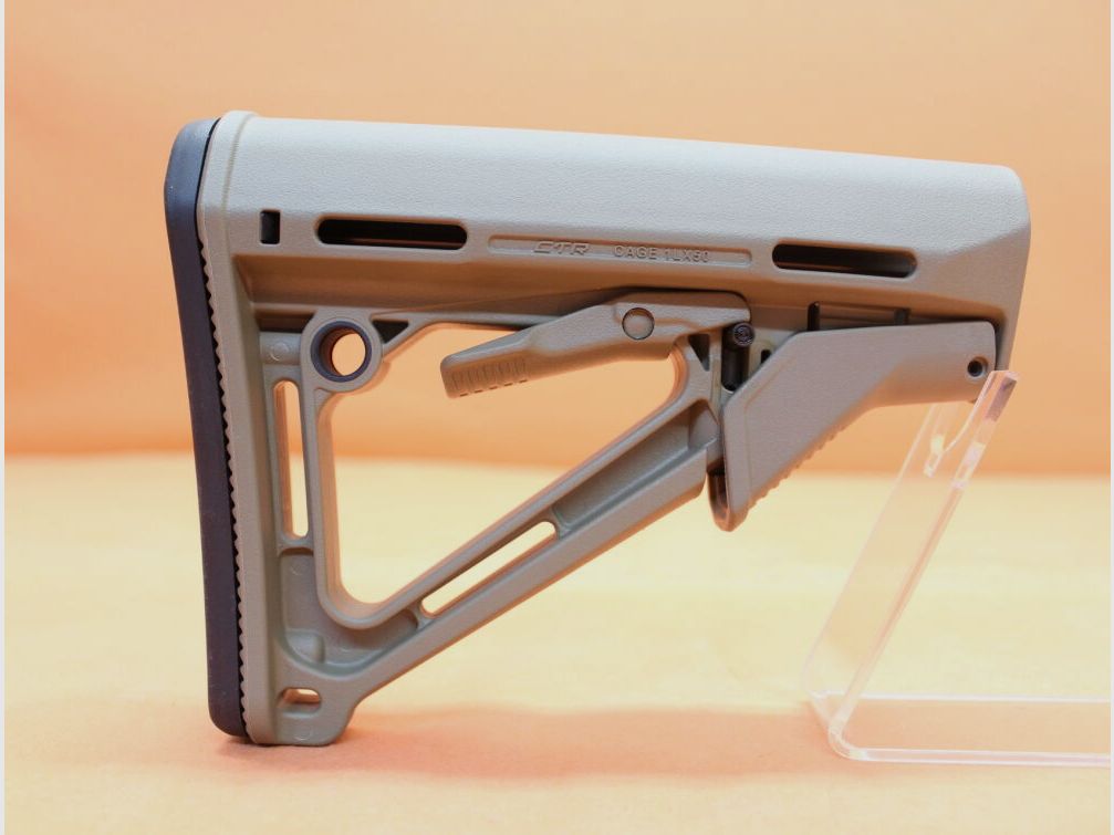 Magpul AR-15: Buttstock Magpul CTR (MAG310-FDE) MILSPEC Carbine Stock Polymer Flat Dark Earth/ Collapsible Stock