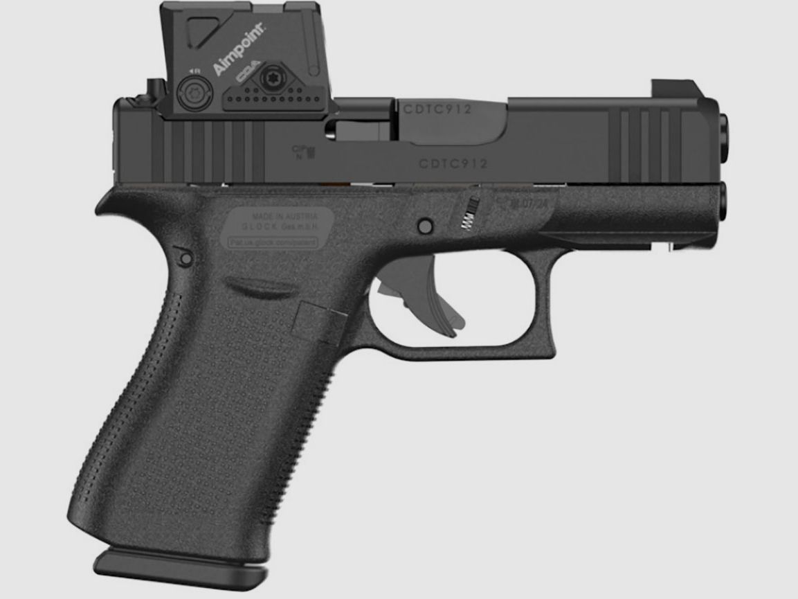 Glock G43X A-Cut Combo Aimpoint COA
