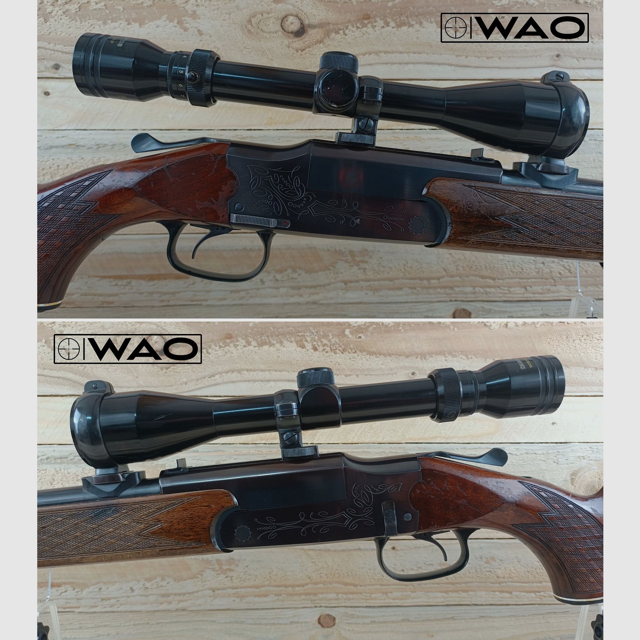 Voere BBF Modell "Schwarzwald" Kal. 5,6x50R Mag., 16/70 *mit Handspannung & Tasco Optik*