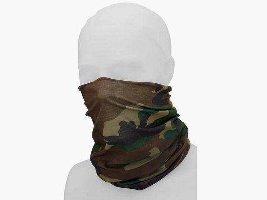 Écharpe multifonction (snood) pour la tête, le visage, le cou - Taille unique - US Woodland
