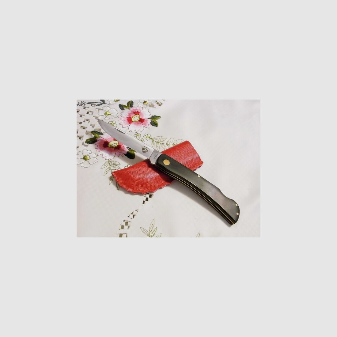 Taschenmesser HIPPEKNIEP Klappmesser Backlock-Verschluß -Messerheft Eiche NEU
